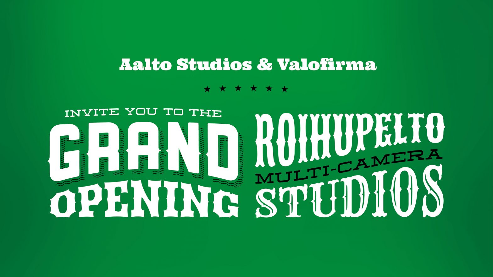 Multi-Camera Studios Grand Opening!