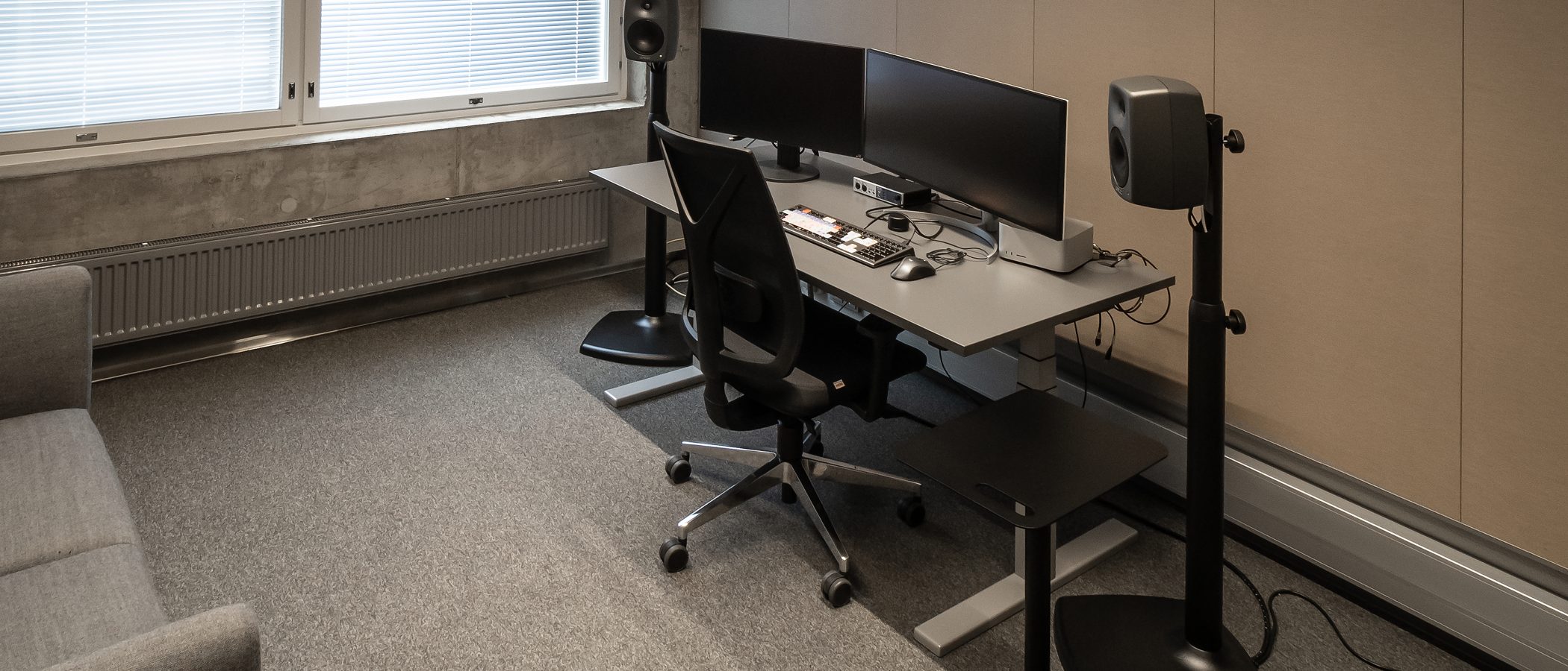 Interior view of a video edit
