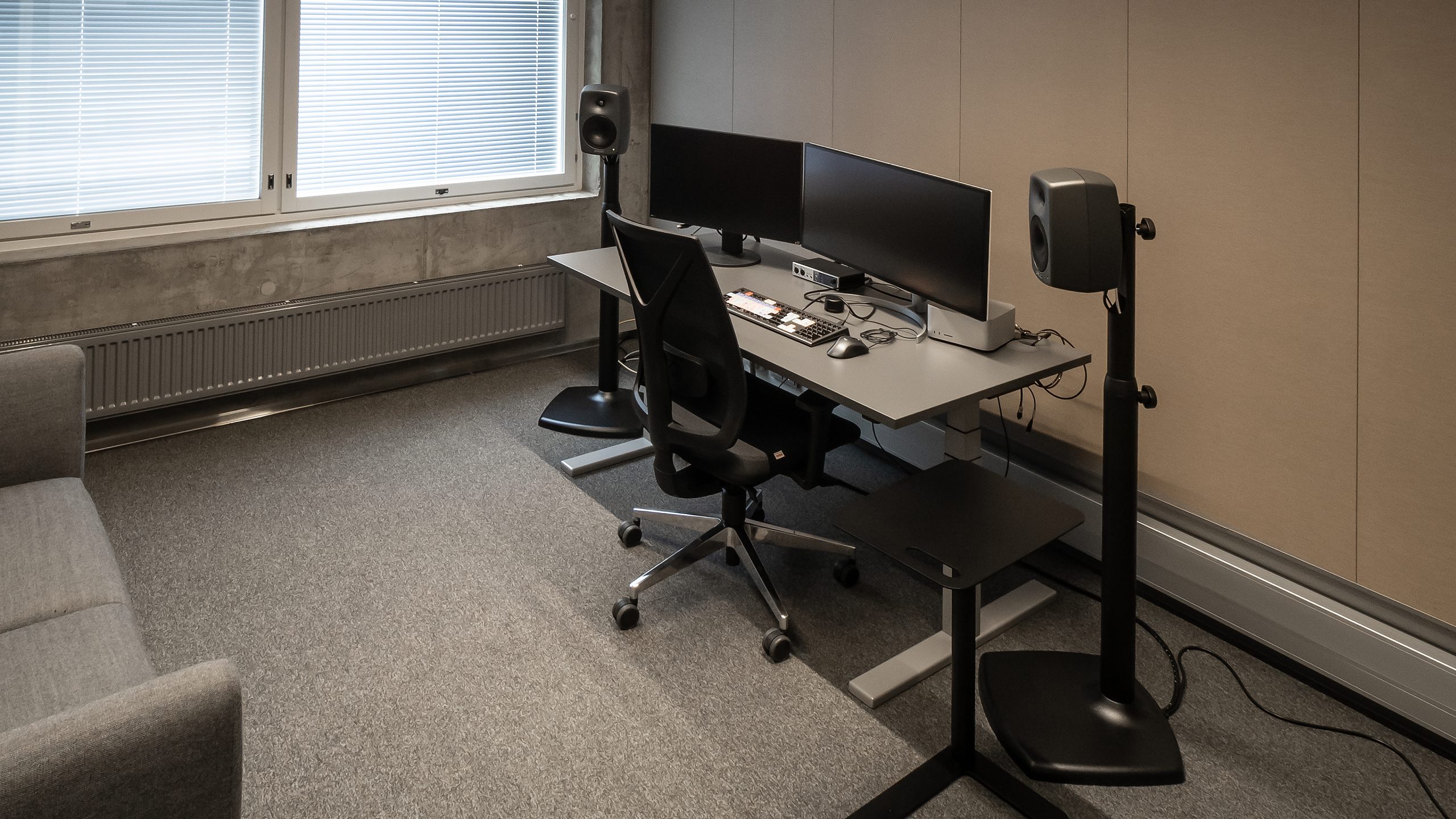 Interior view of a video edit