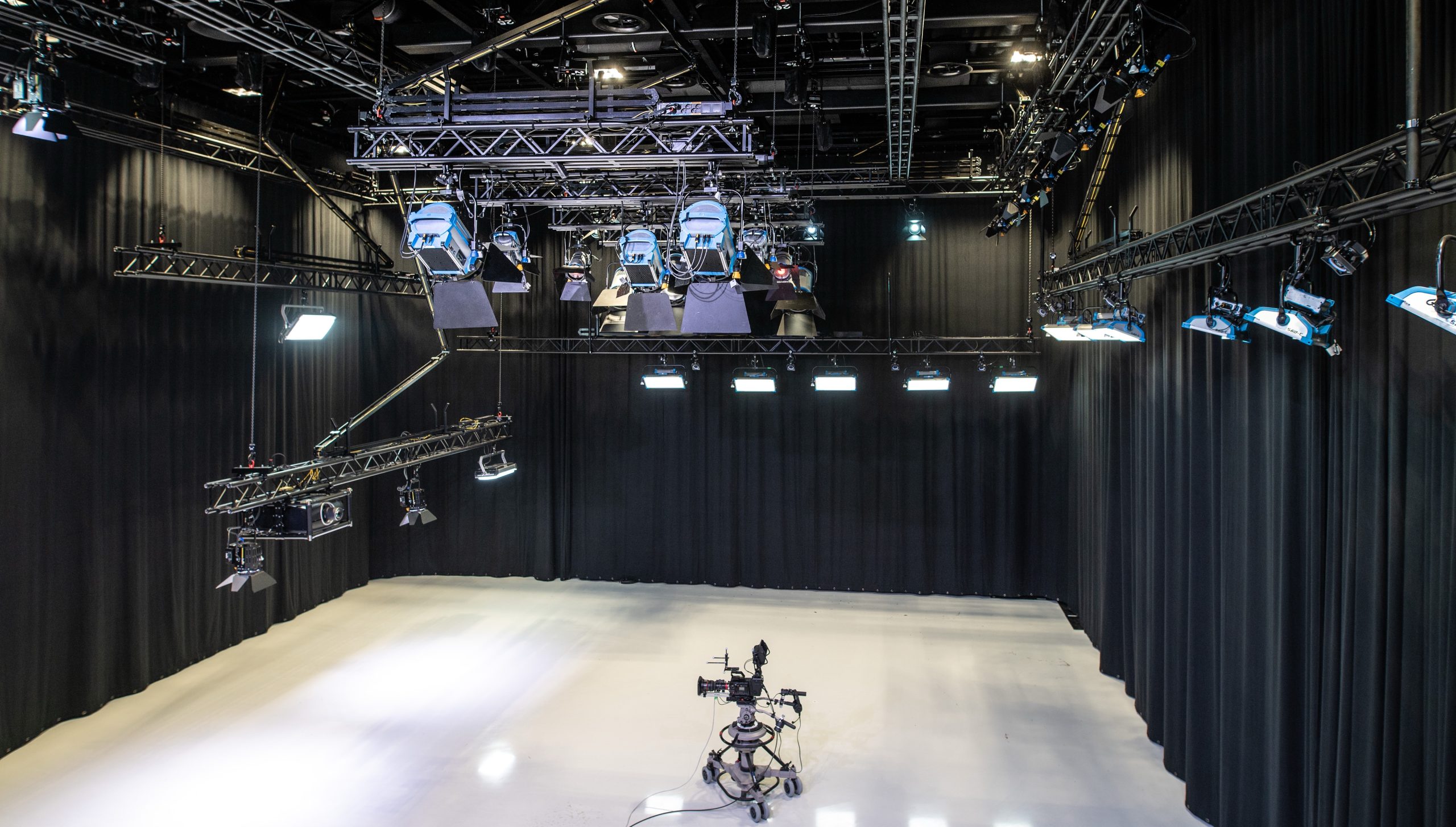 View of the digital studio tech