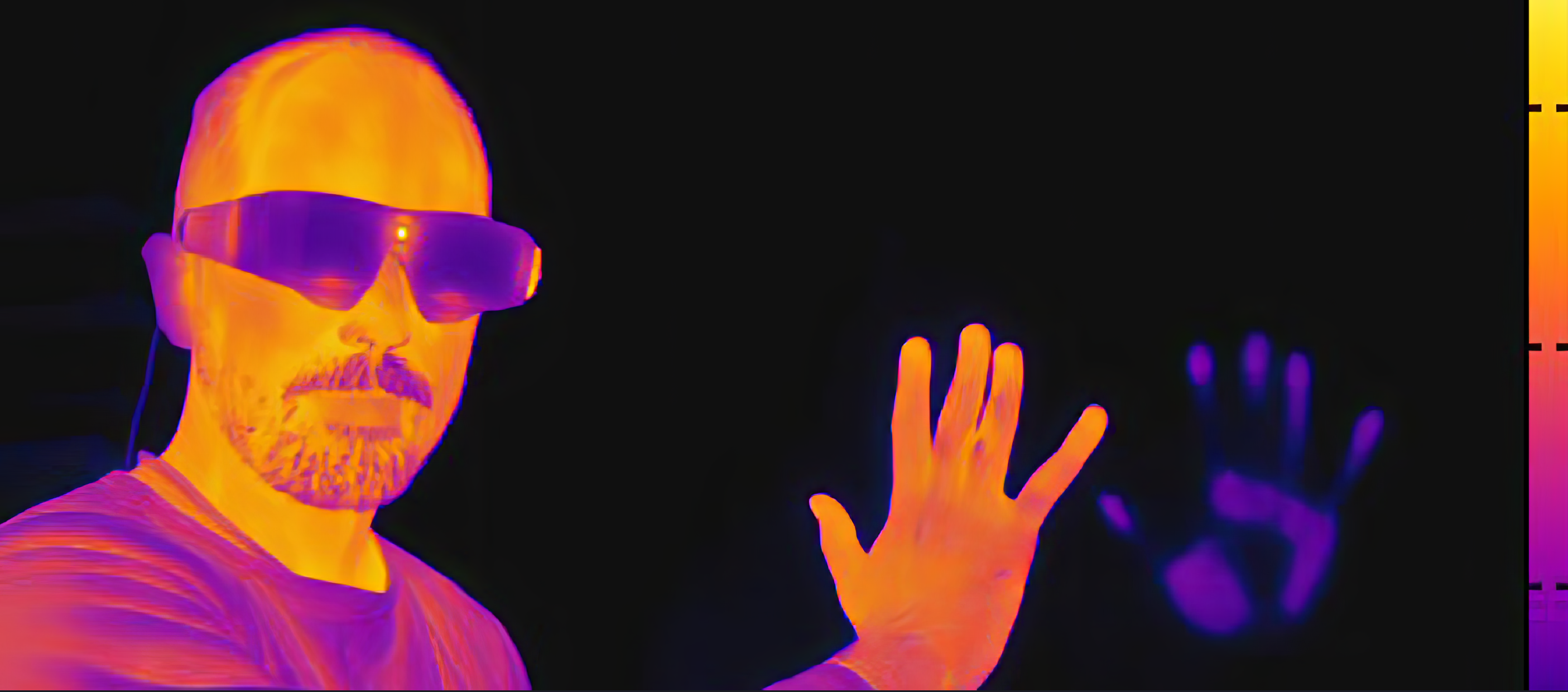 FLIR Image of a person